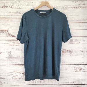 Icebreaker T Shirt Mens Size L Large Wool Blend Lightweight Blue Hiking Casual